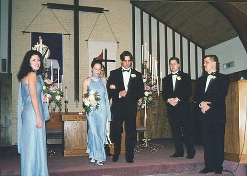 USA TX Dallas 1999MAR20 Wedding CHRISTNER Ceremony 018